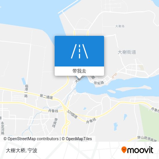 大榭大桥地图