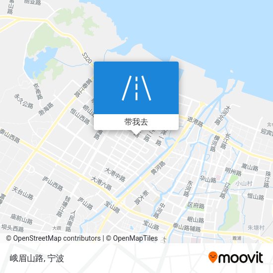 峨眉山路地图