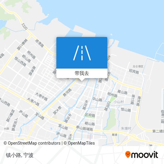 镇小路地图