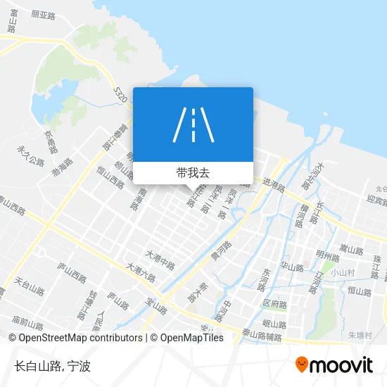 长白山路地图