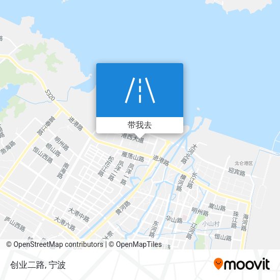 创业二路地图