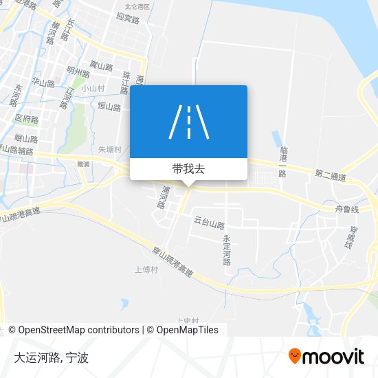 大运河路地图