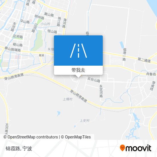 锦霞路地图