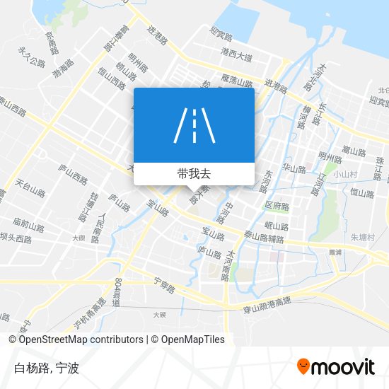 白杨路地图