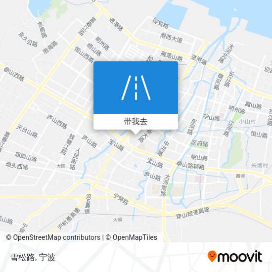 雪松路地图
