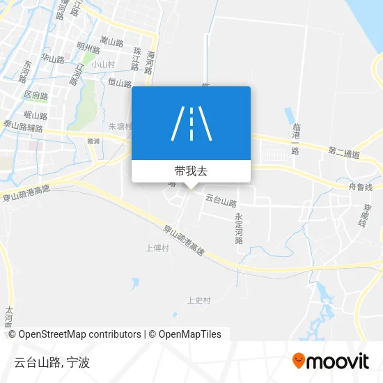 云台山路地图