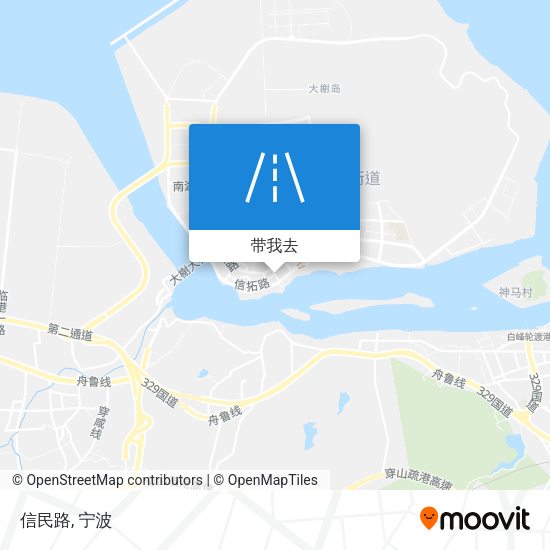 信民路地图