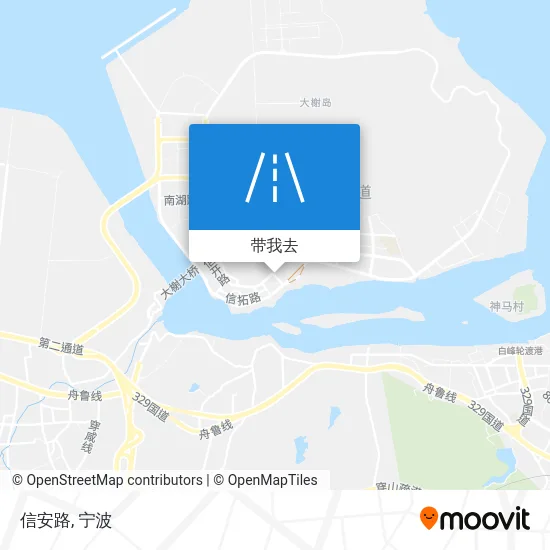 信安路地图