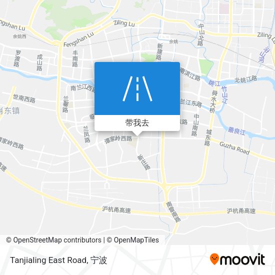 Tanjialing East Road地图
