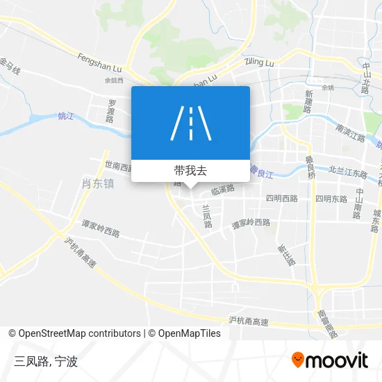 三凤路地图