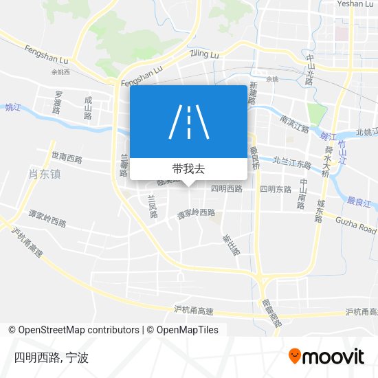 四明西路地图