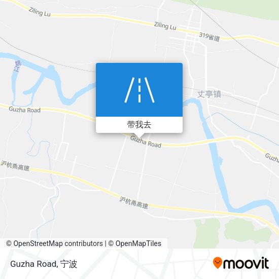 Guzha Road地图