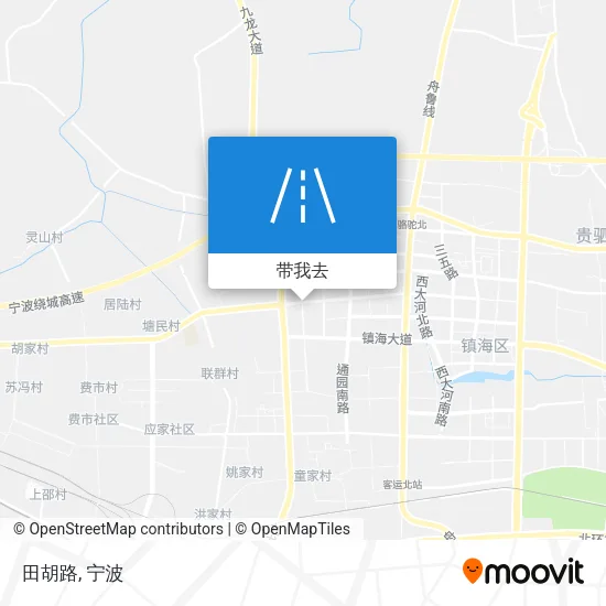田胡路地图