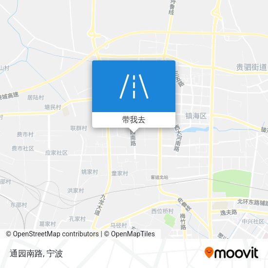 通园南路地图