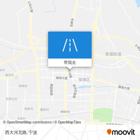 西大河北路地图