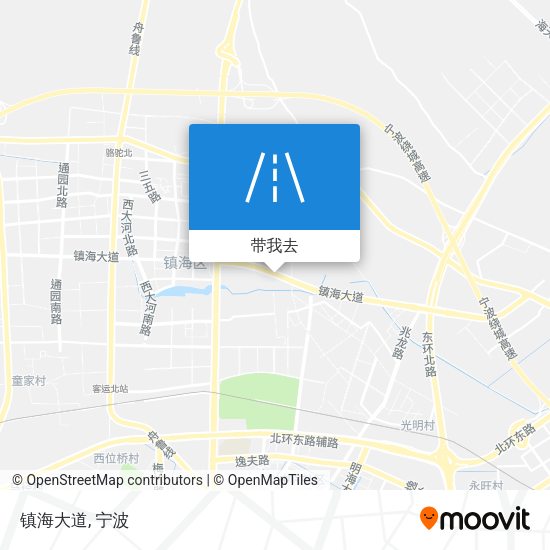 镇海大道地图