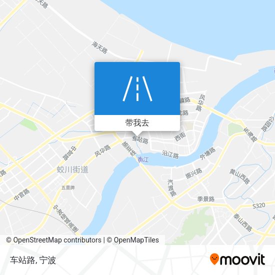 车站路地图