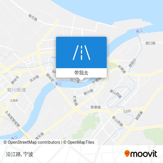 沿江路地图