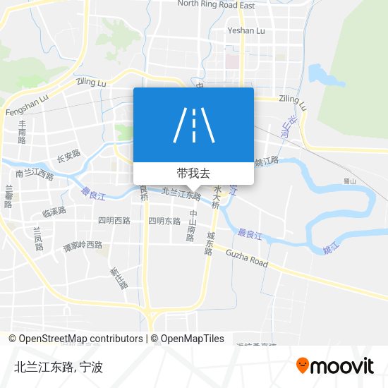 北兰江东路地图