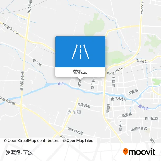 罗渡路地图