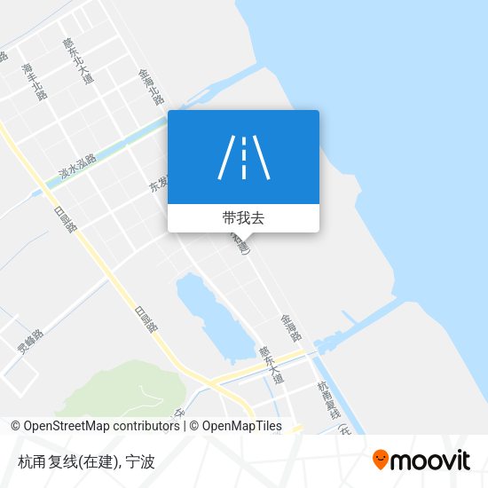 杭甬复线(在建)地图