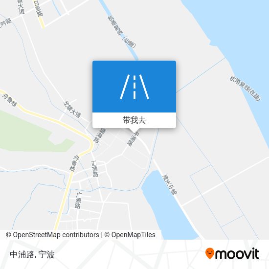 中浦路地图