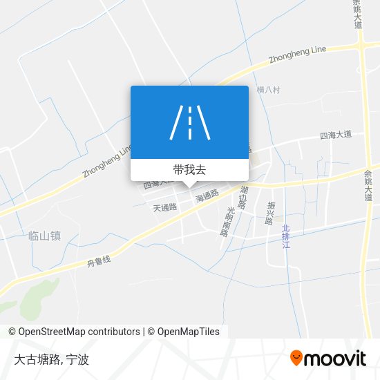 大古塘路地图