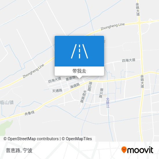 普恵路地图