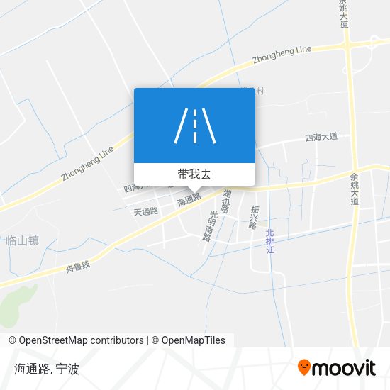 海通路地图
