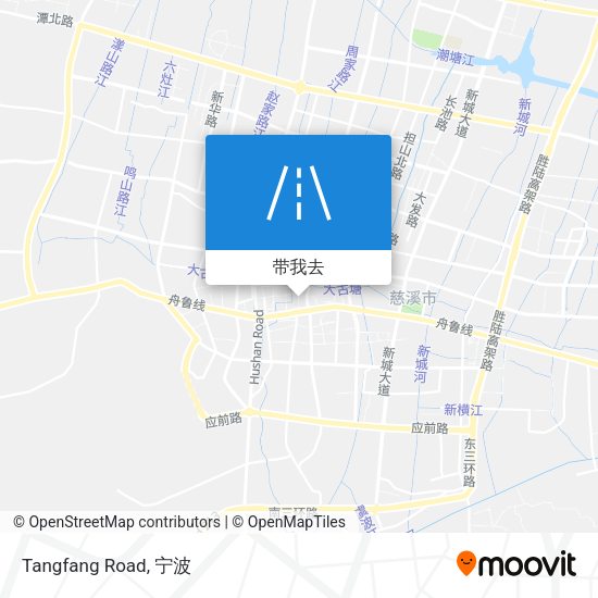 Tangfang Road地图
