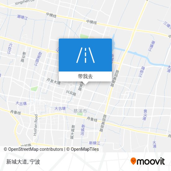 新城大道地图