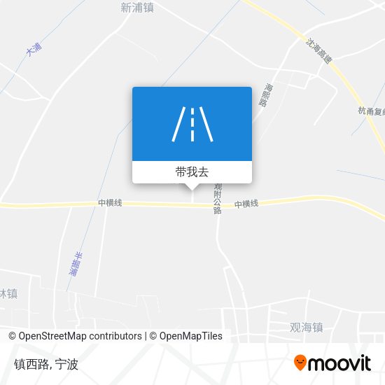 镇西路地图