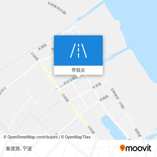 秦渡路地图