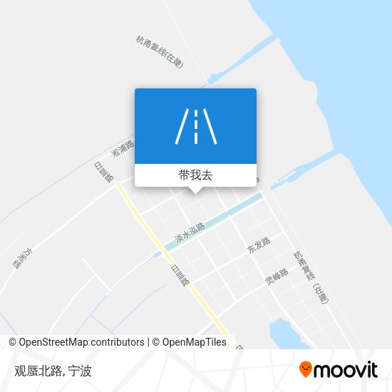 观蜃北路地图