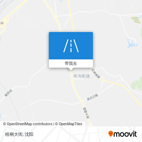 梧桐大街地图