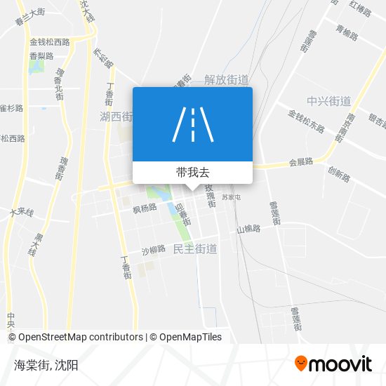 海棠街地图