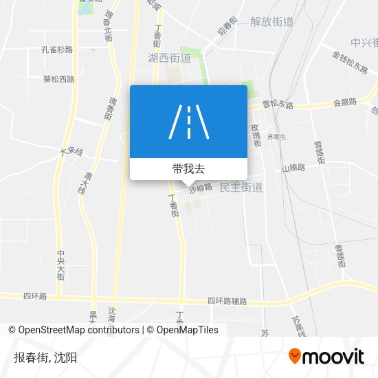 报春街地图