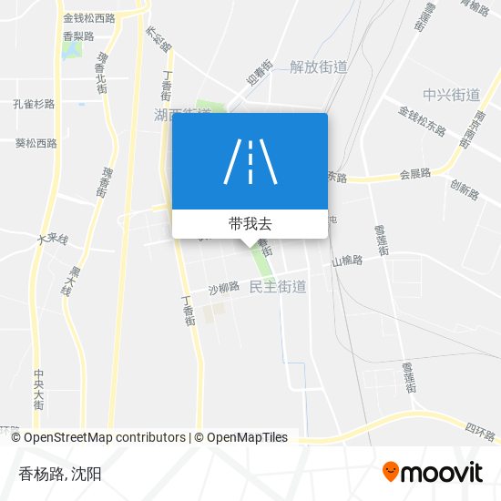 香杨路地图