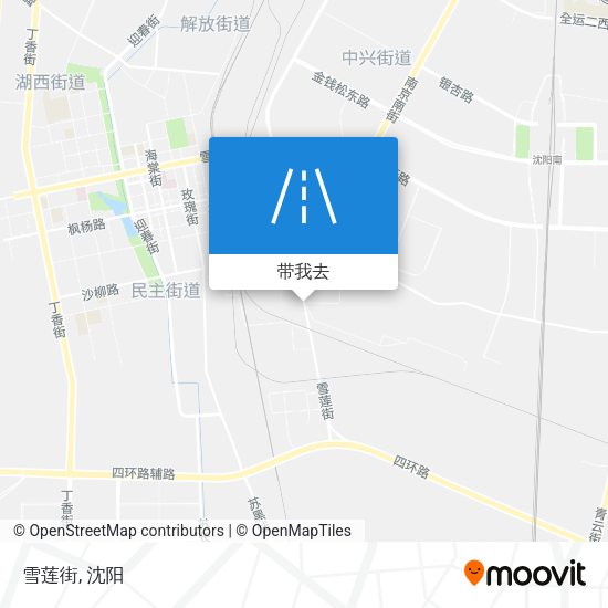 雪莲街地图