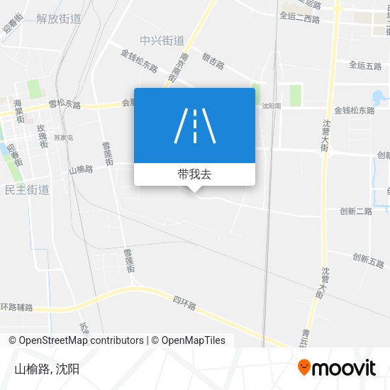 山榆路地图