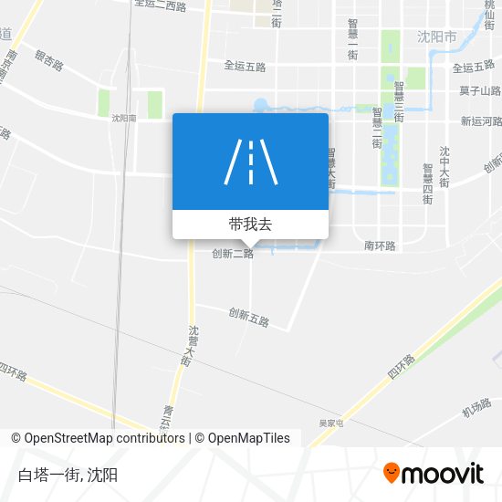 白塔一街地图