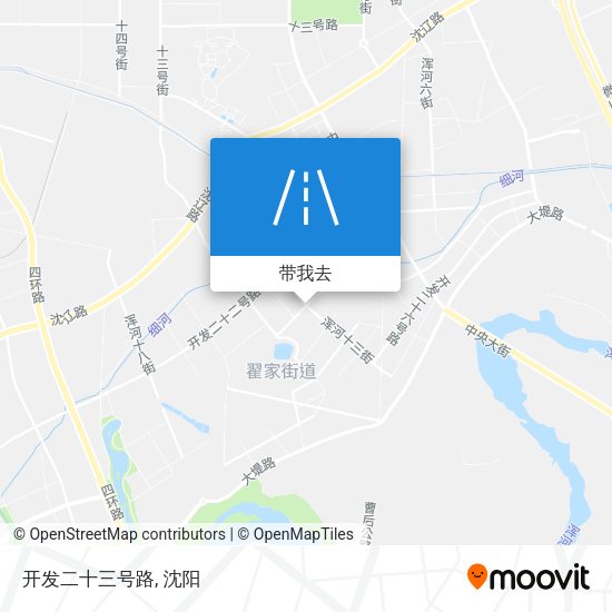 开发二十三号路地图