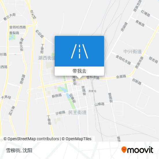 雪柳街地图