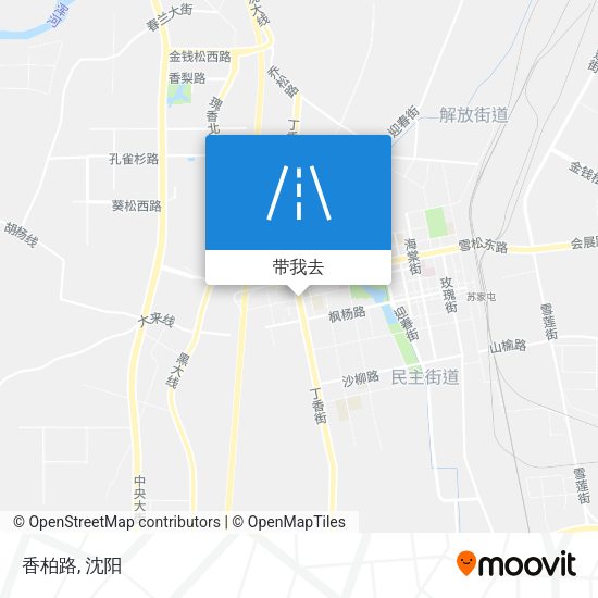 香柏路地图
