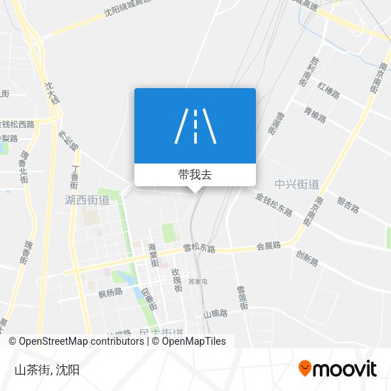 山茶街地图