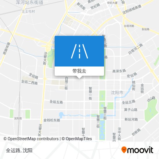 全运路地图