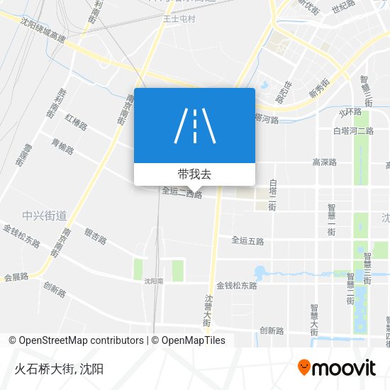 火石桥大街地图