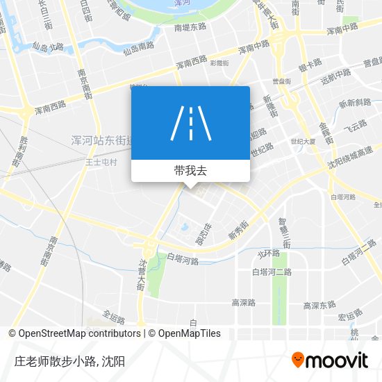 庄老师散步小路地图