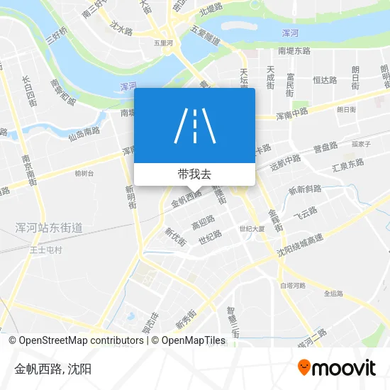 金帆西路地图
