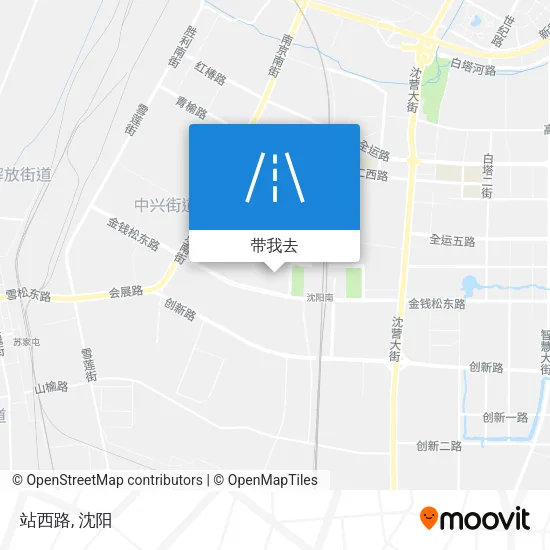 站西路地图
